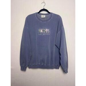 Vintage Artisans Cape Hatteras Sweatshirt 100% Cotton Size Medium
